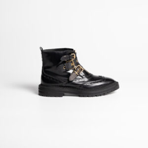 BURBERRY MULTI STRAP ANKLE BOOTS