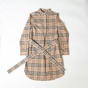 Burberry Check Cotton Shirt Dress